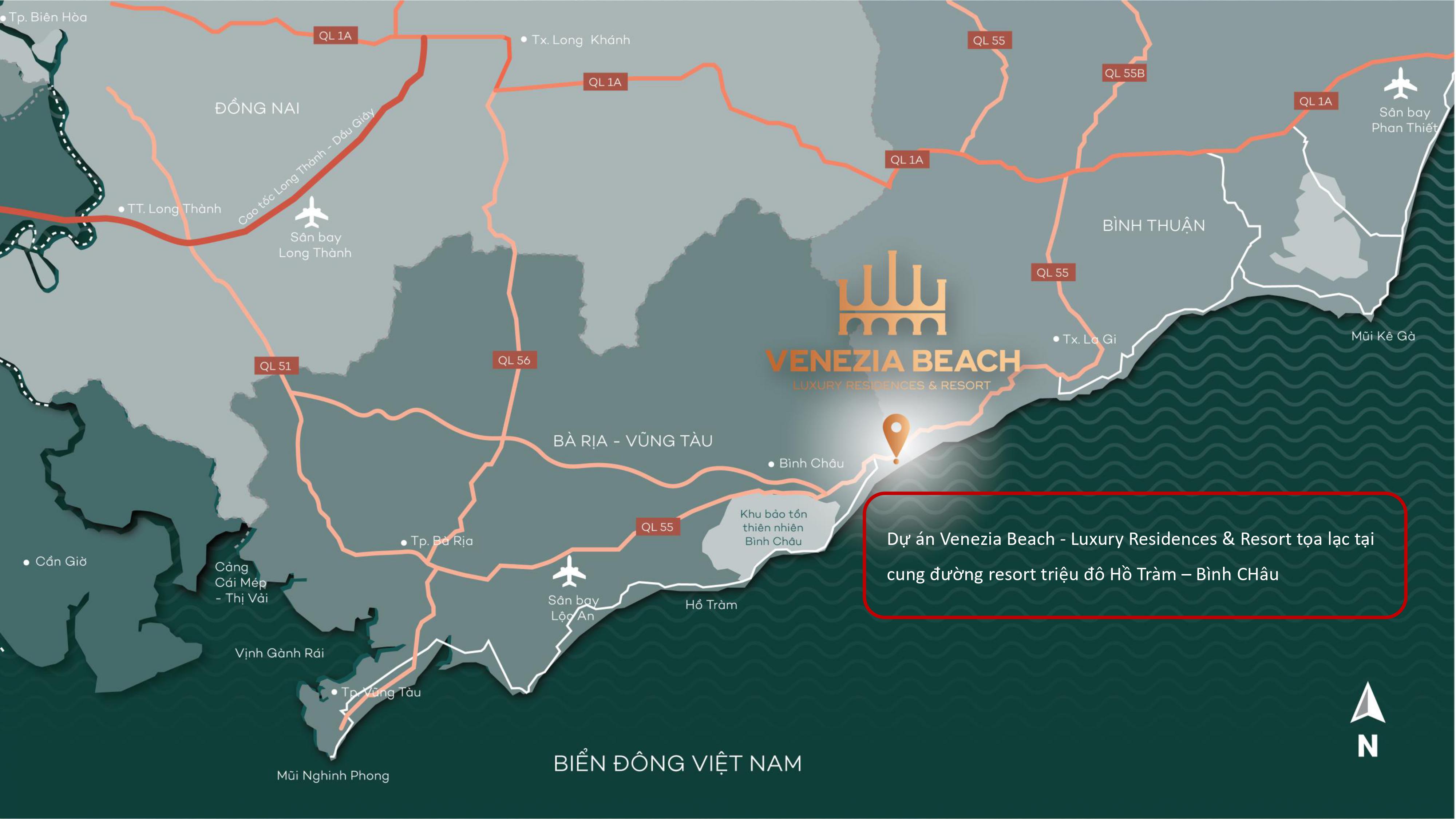 Khu vực ven biển phía Nam đang phát triển rầm rộ các dự án đô thị biển