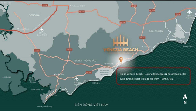 Sự xuất hiện của Venezia Beach khiến cung đường nghỉ dưỡng triệu đô Hồ Tràm Bình Châu càng trở nên hấp dẫn, đặc biệt
